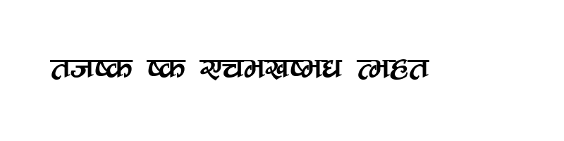 font preview of 9surendra Bold