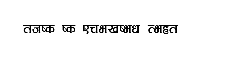 font preview of aakasha Bold