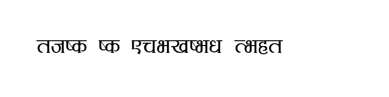 font preview of aakasha Regular