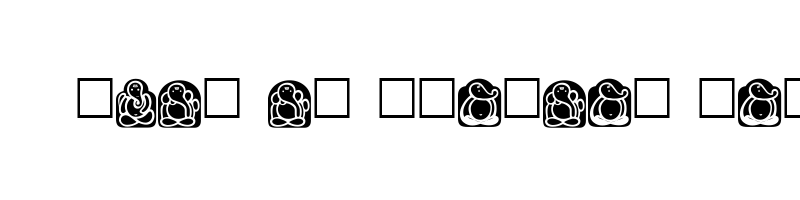 font preview of AclGanpatiSymbols Normal