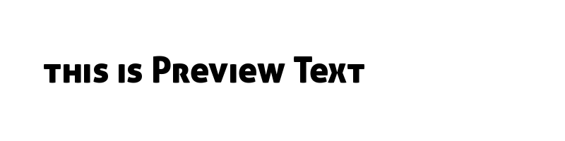 font preview of Aller Display Regular