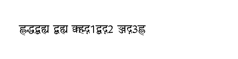 font preview of Amar Ujala Normal