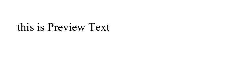 font preview of Aparajita Regular