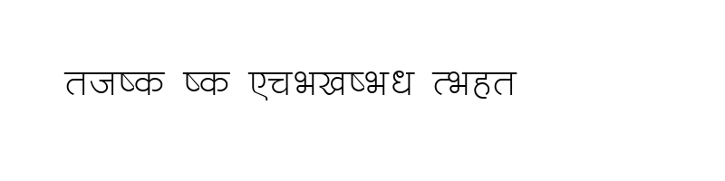 font preview of ChandraText Regular