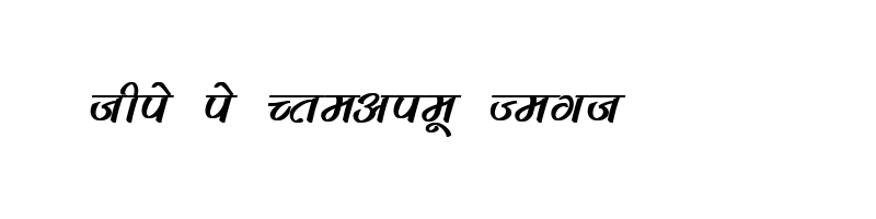 font preview of DevLys 280 Bold Italic