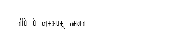 font preview of DevLys 340 Condensed Normal