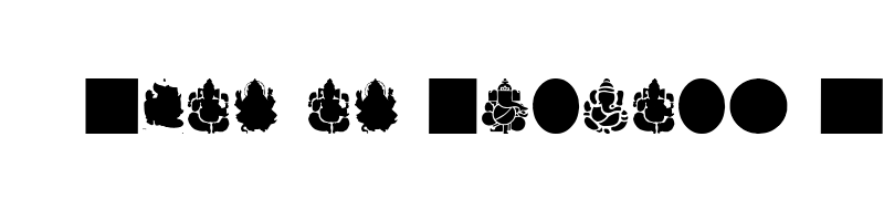 font preview of Ganpati SymboLys 06 Normal