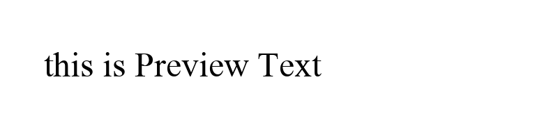 font preview of InaiMathi Regular