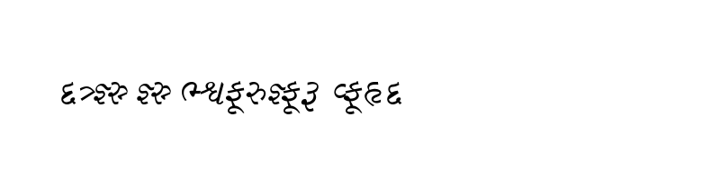 font preview of Krishna Italic
