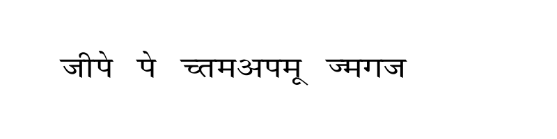 font preview of Krishna Wide Regular