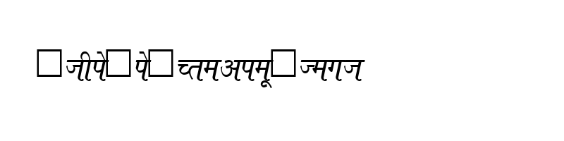 font preview of Kruti Dev 652 Normal