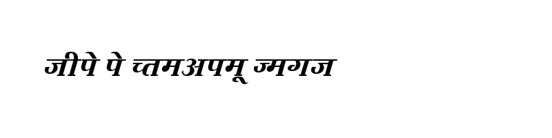 font preview of Kruti Dev 730 Normal