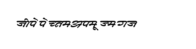 font preview of Kruti Dev 740 Normal