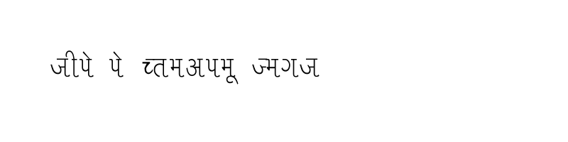 font preview of Liza Thin Regular