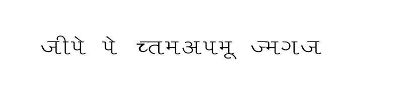 font preview of Liza Wide Regular