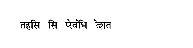 font preview of Marathi Lekhani Normal