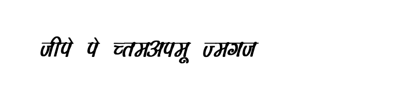 font preview of Maya Bold Italic