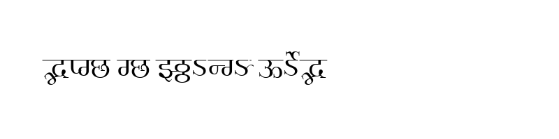 font preview of Millennium Ameya Normal