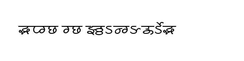 font preview of Millennium Shridhar Normal