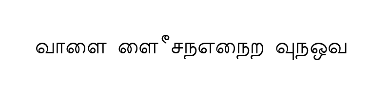 font preview of New Kannan Text Normal
