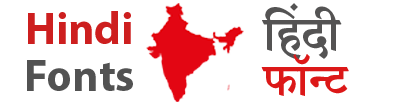 Hindi fonts Logo